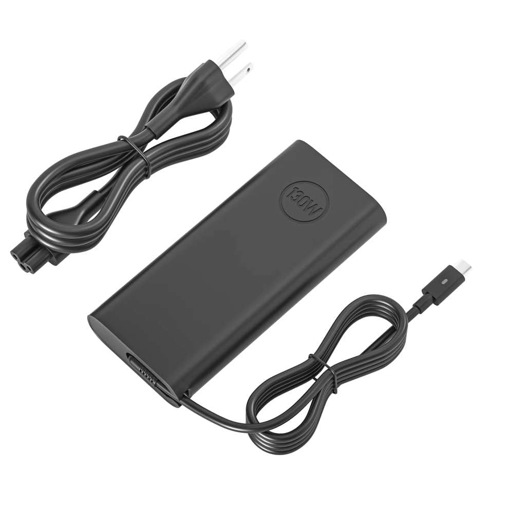 Famous Tech Shop 130W USB-C Laptop Charger for Dell XPS 15 – 20V 6.5A Type-C Fast Power Adapter Compatible with Dell Precision & XPS Series