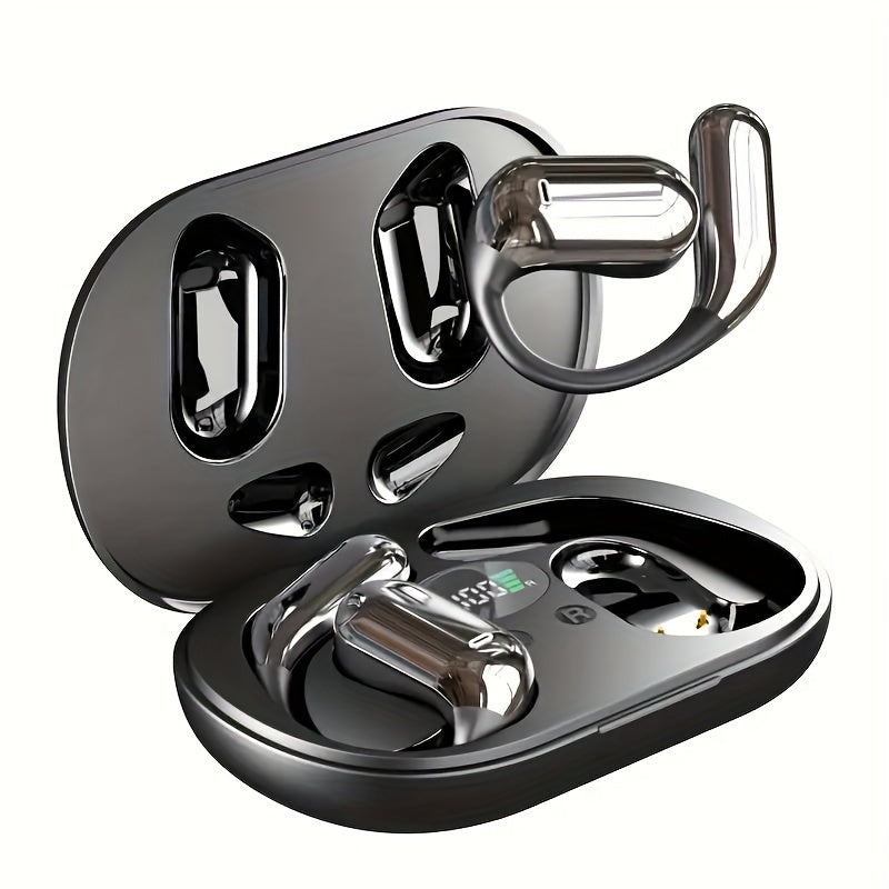 Open-Ear Bluetooth 5.4 Earbuds, 50H Playtime, IPX5 Waterproof
