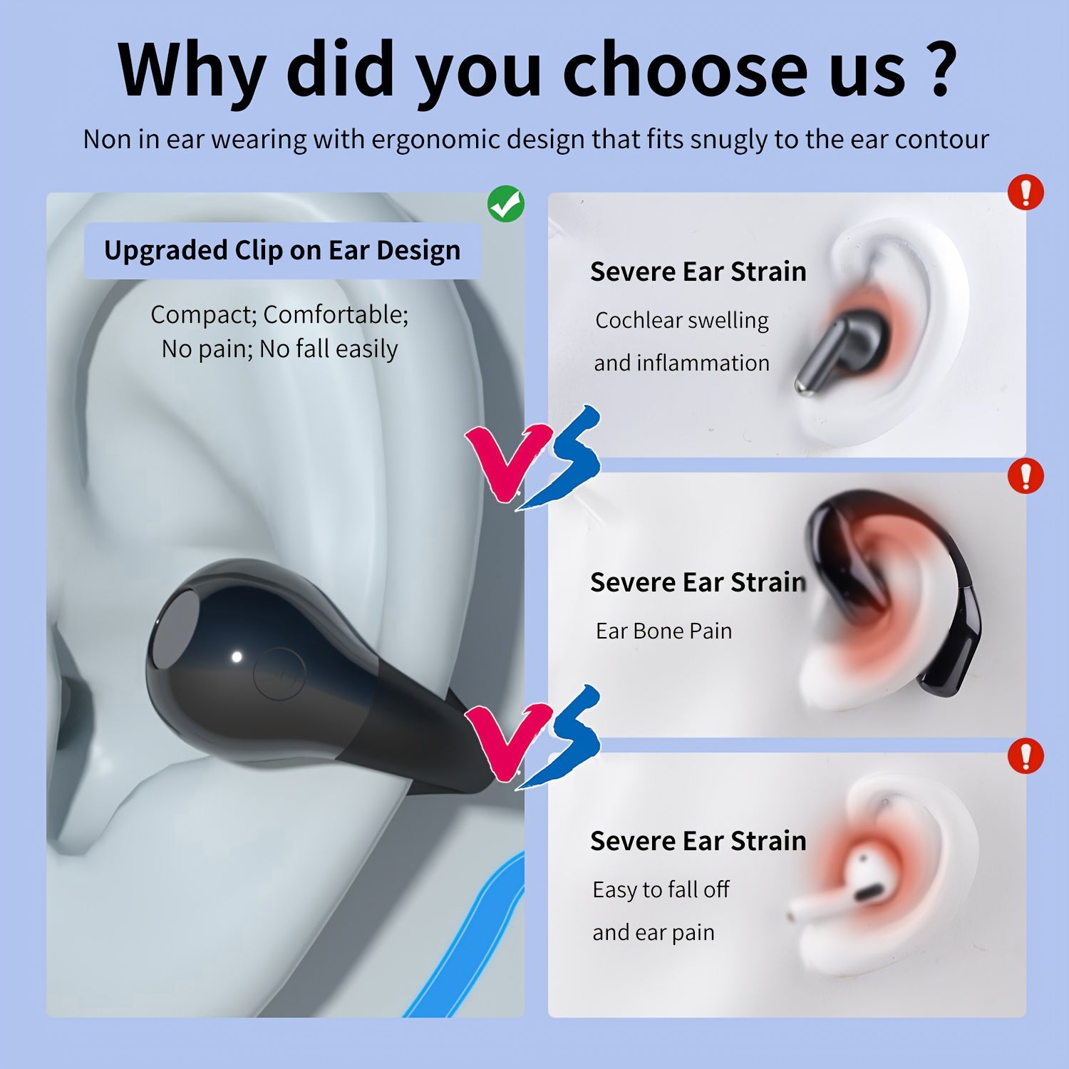 AI Translation Earbuds, Real-Time 133+ Languages, Wireless Bluetooth