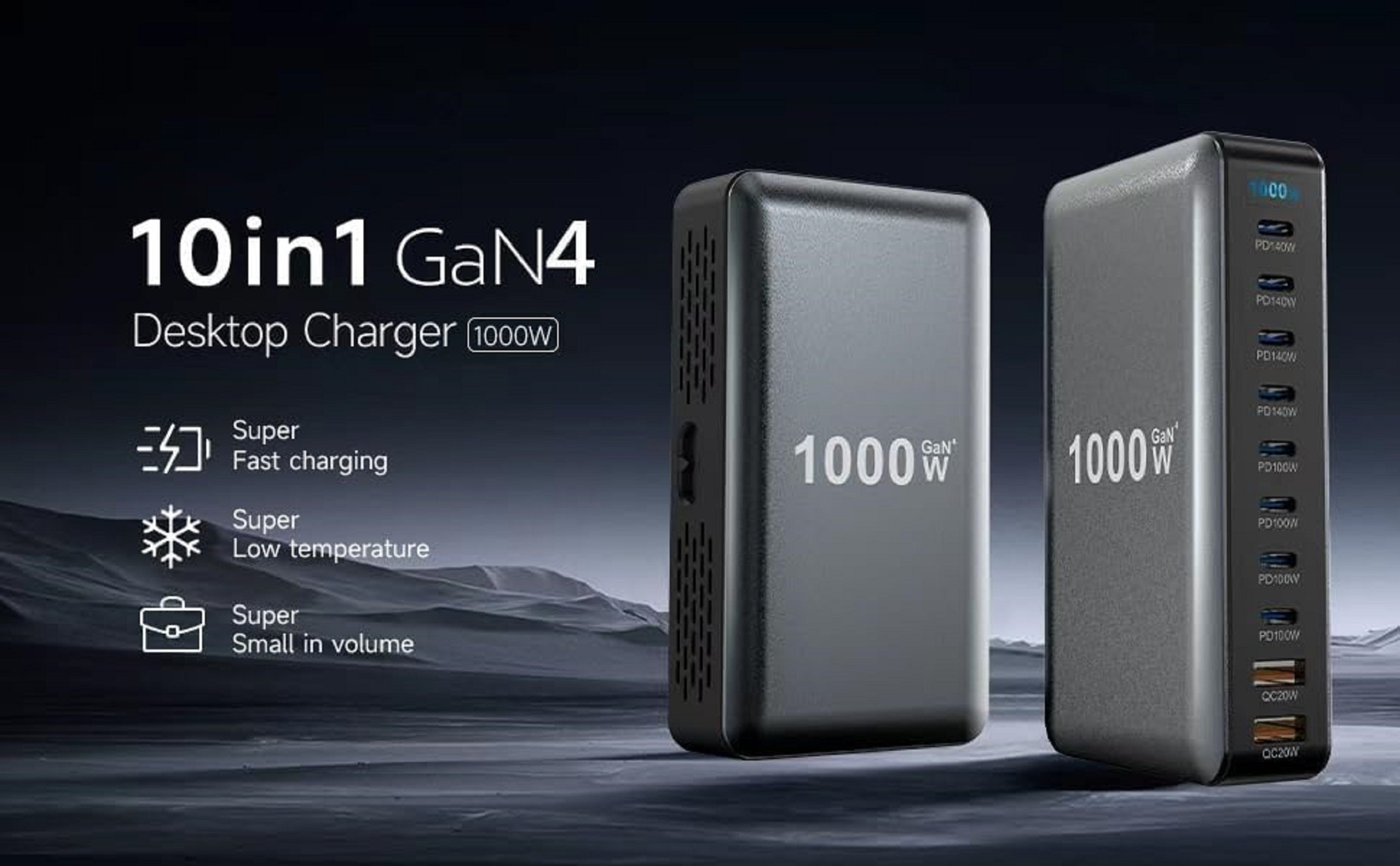 1000W GaN Super Fast Charging Hub