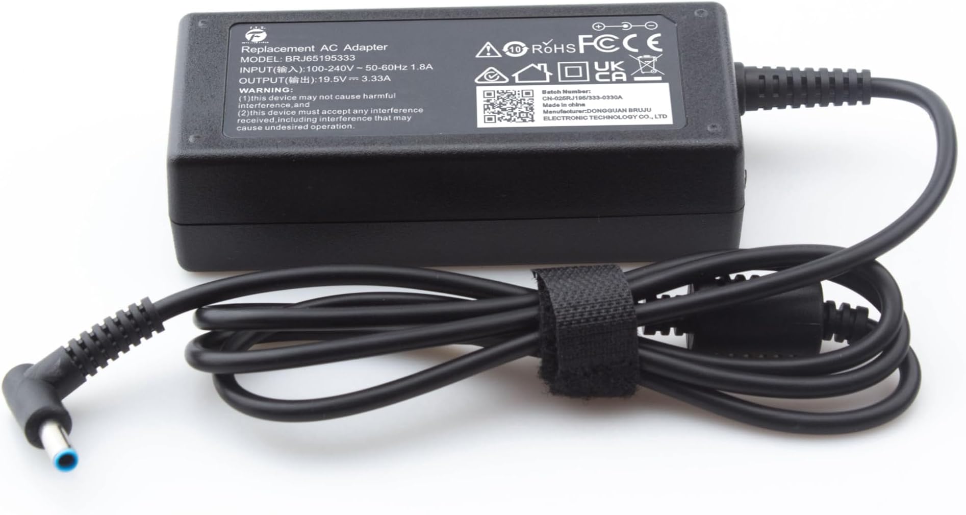 65W HP Smart Blue Tip Charger