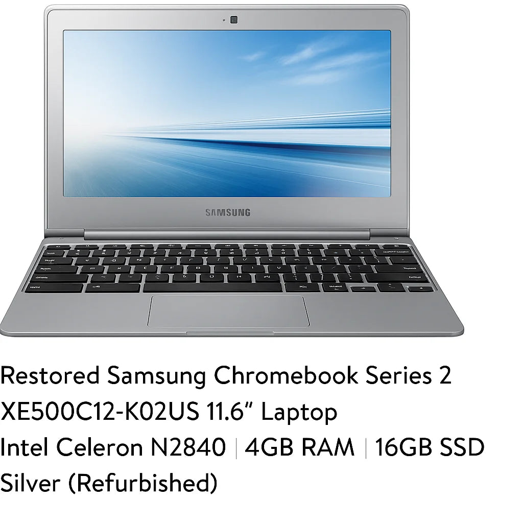 Samsung Chromebook Series 2 XE500C12 – Intel Celeron N2840 (Refurbished)