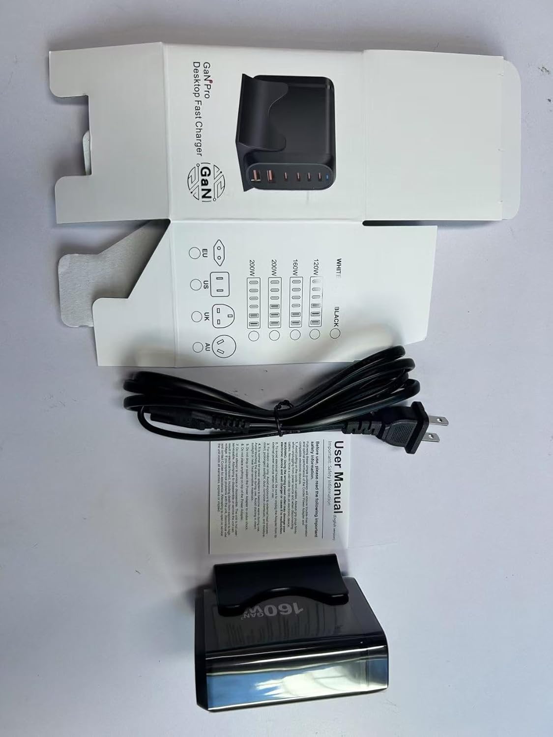 160W GaN Rapid Charging Station