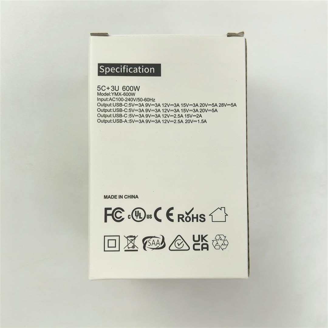 600W GaN III Multi-Device Charging Hub