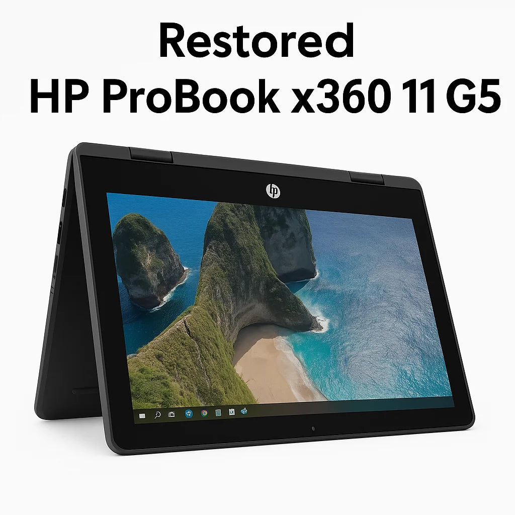 HP ProBook x360 11 G5 EE 11.6" – Intel, Windows 10 Pro (Refurbished)