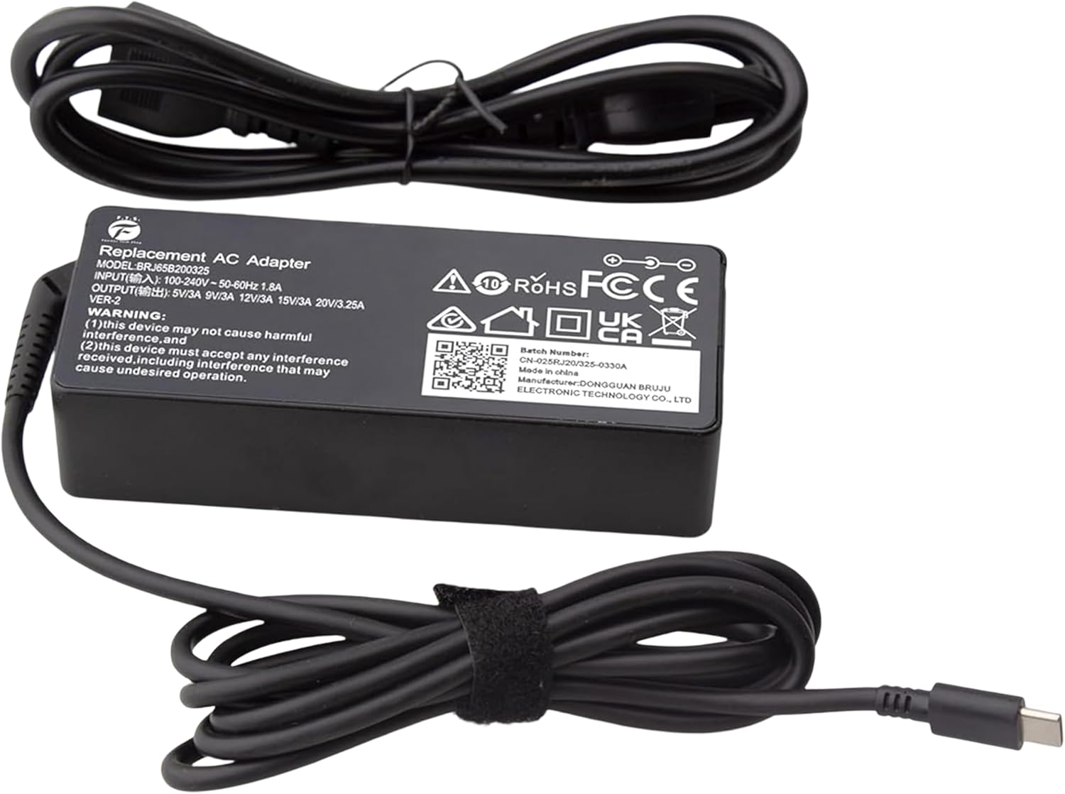 65W/45W USB-C Laptop Charger with Cable