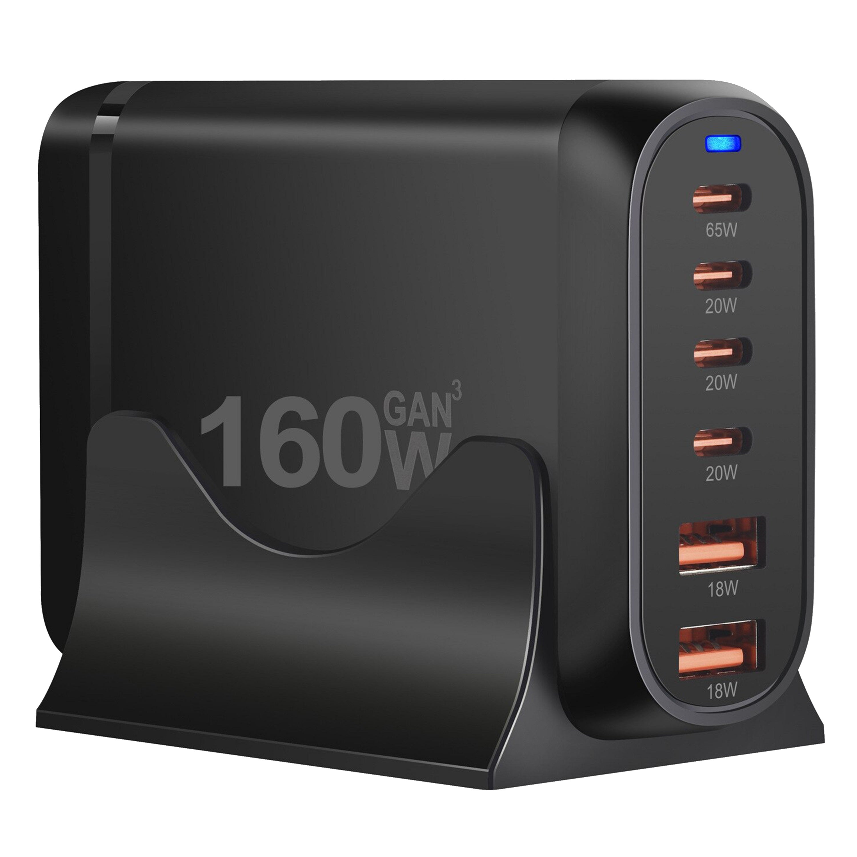 160W GaN Rapid Charging Station