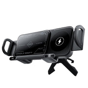 15W Fast Wireless Car Charging Holder with Auto-Rotating Phone Mount