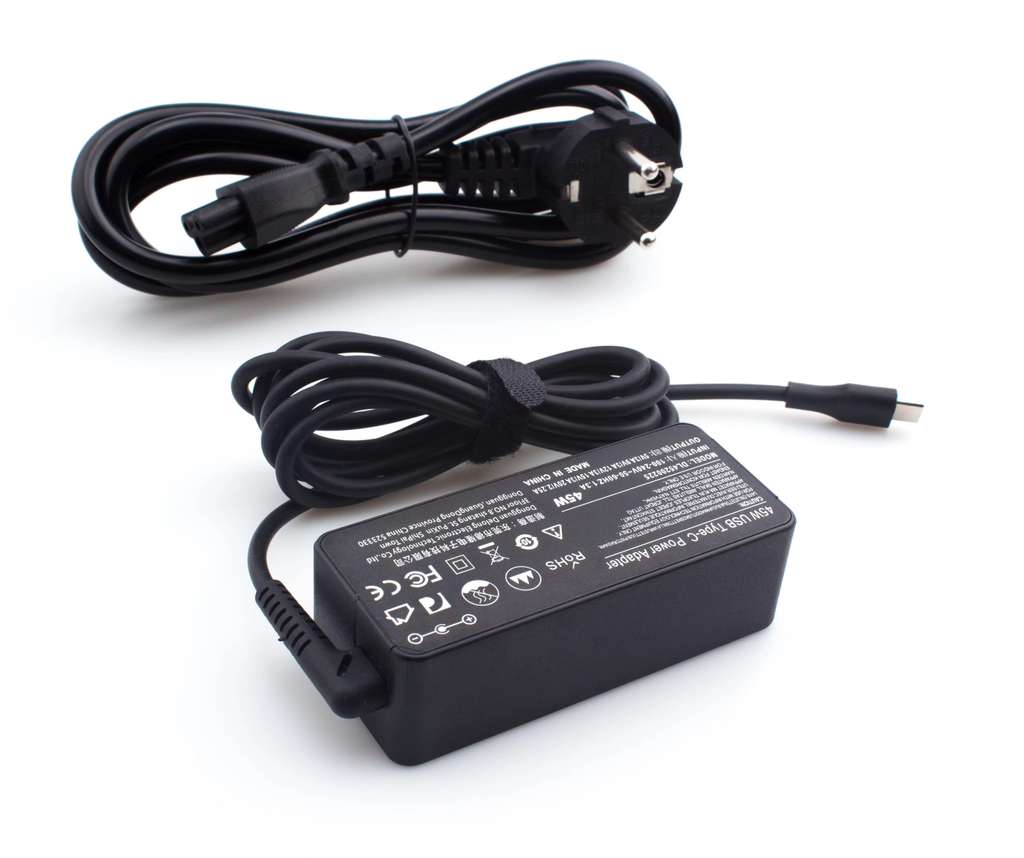 Famous Tech Shop 45W USB-C Laptop Charger for Lenovo, Dell, HP & MacBook