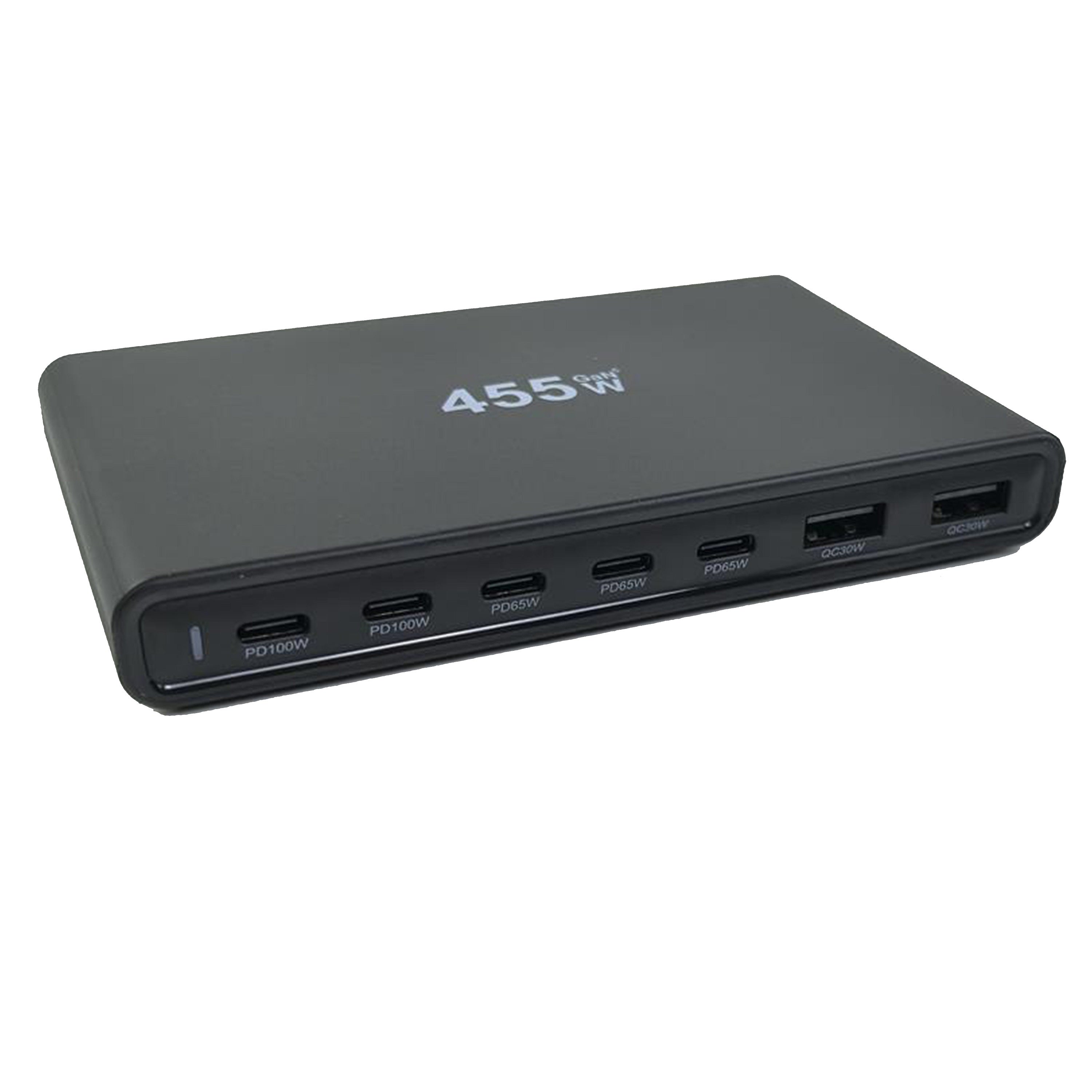 455W GaN High-speed Charging Hub