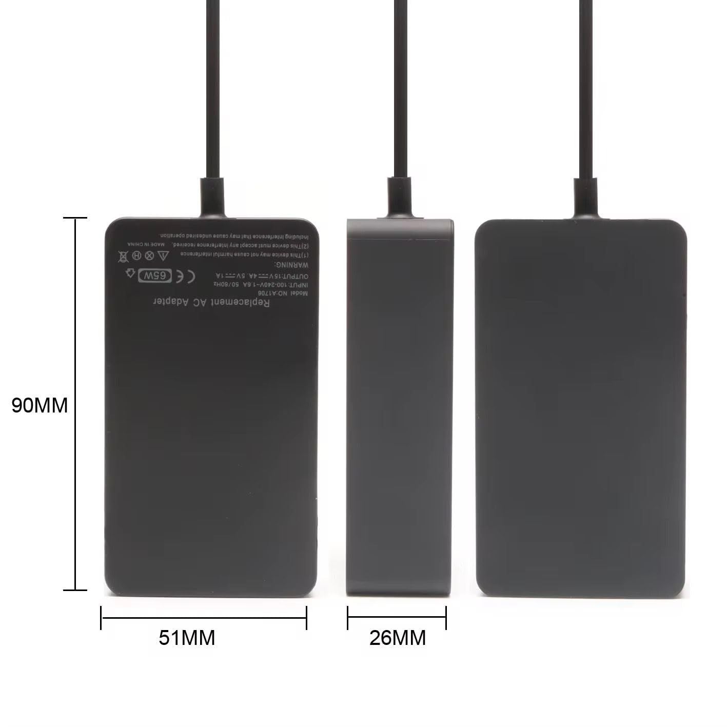 Famous Tech Shop 65W Surface Pro Charger for Microsoft Surface Pro Series