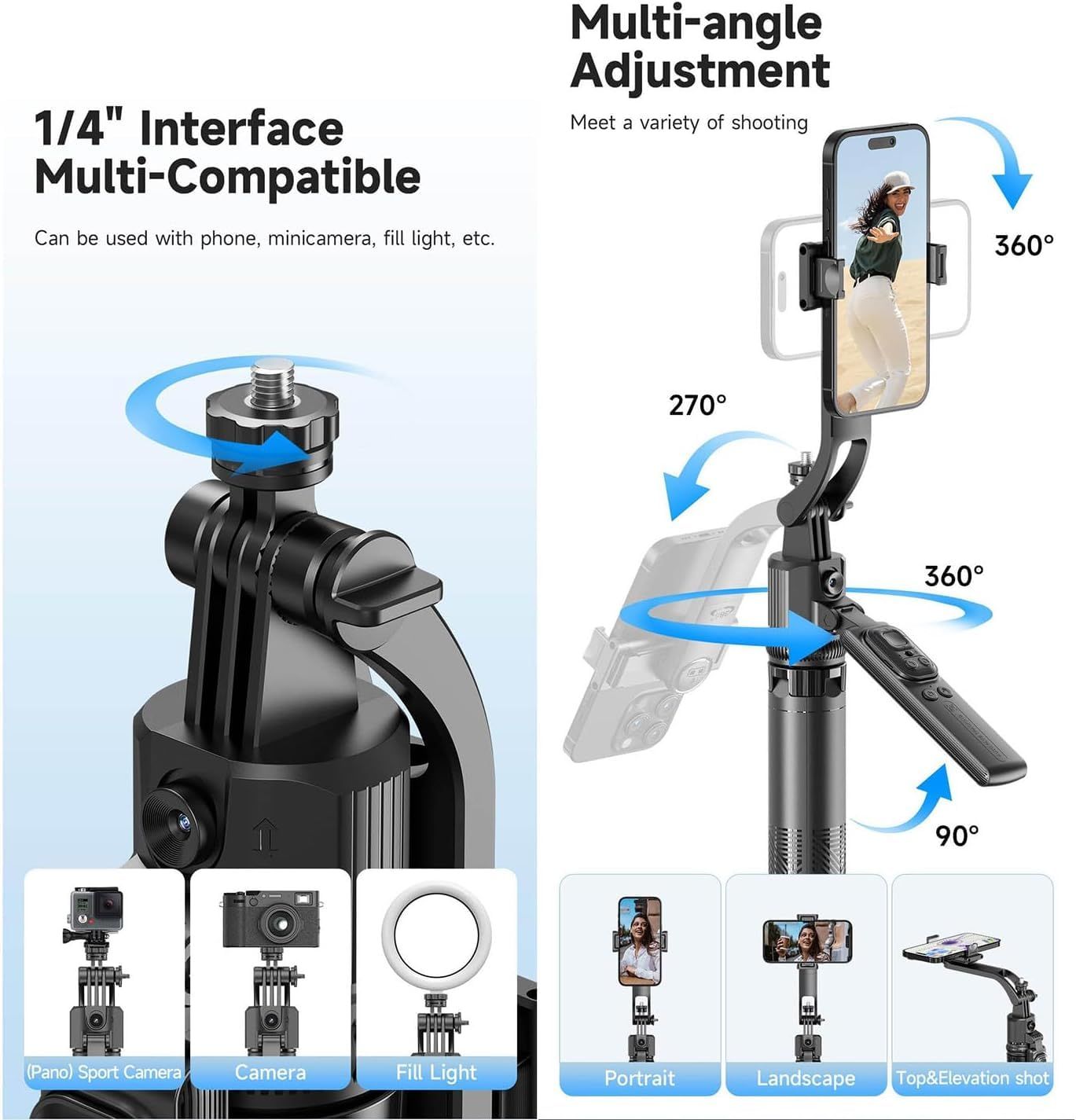 Smart Tracking Phone Tripod Stand