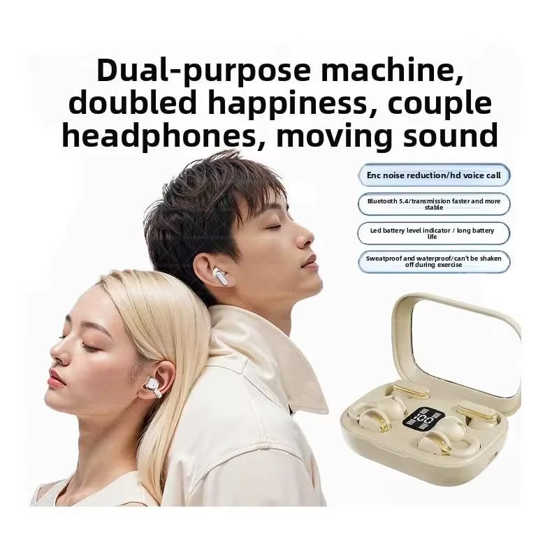 Wireless Bluetooth 5.4 Clip-On Earbuds