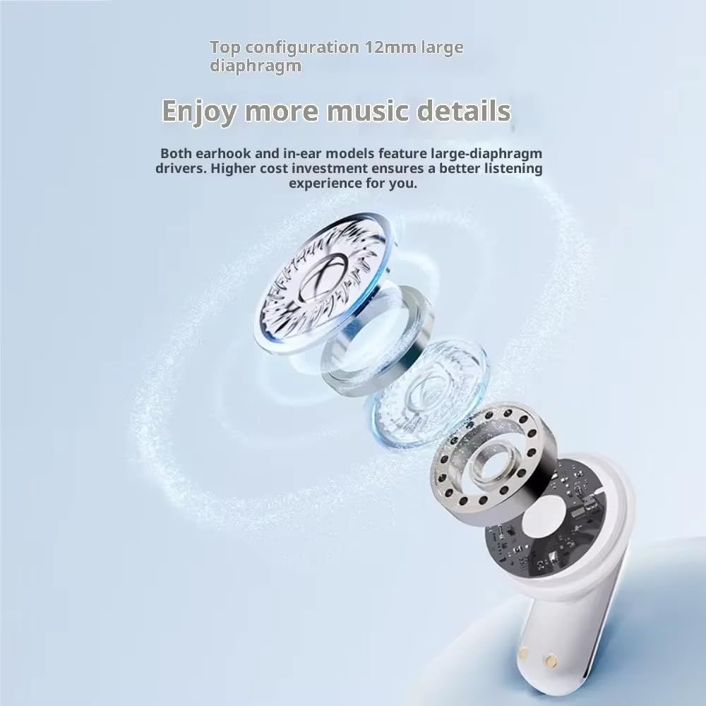 Wireless Bluetooth 5.4 Clip-On Earbuds