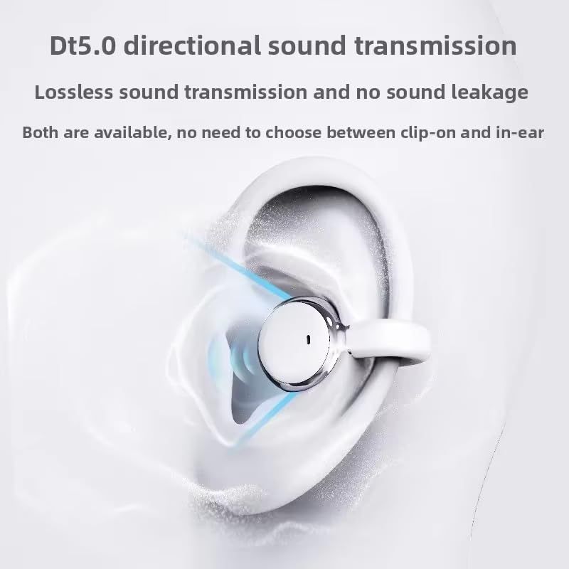 Wireless Bluetooth 5.4 Clip-On Earbuds