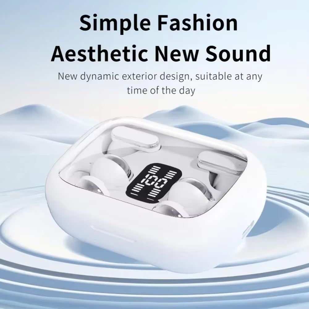 Wireless Bluetooth 5.4 Clip-On Earbuds
