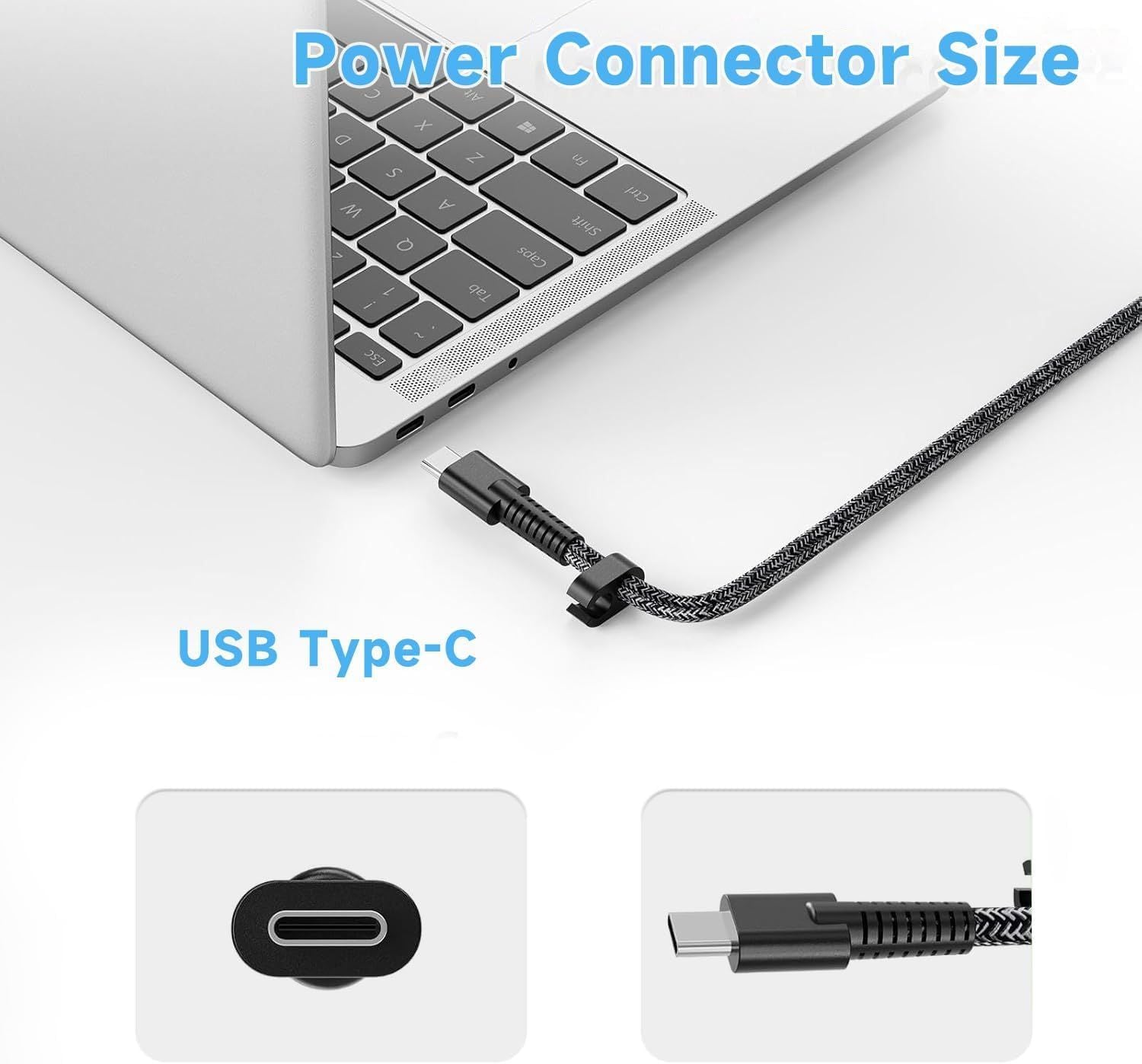90W USB-C Laptop Charger with Cable