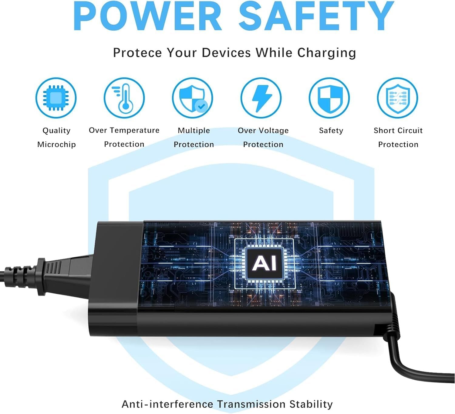 90W USB-C Laptop Charger with Cable