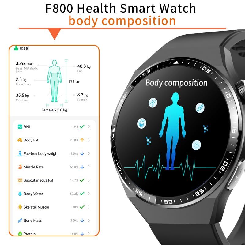 1.87" HD Smart Watch Fitness Tracker