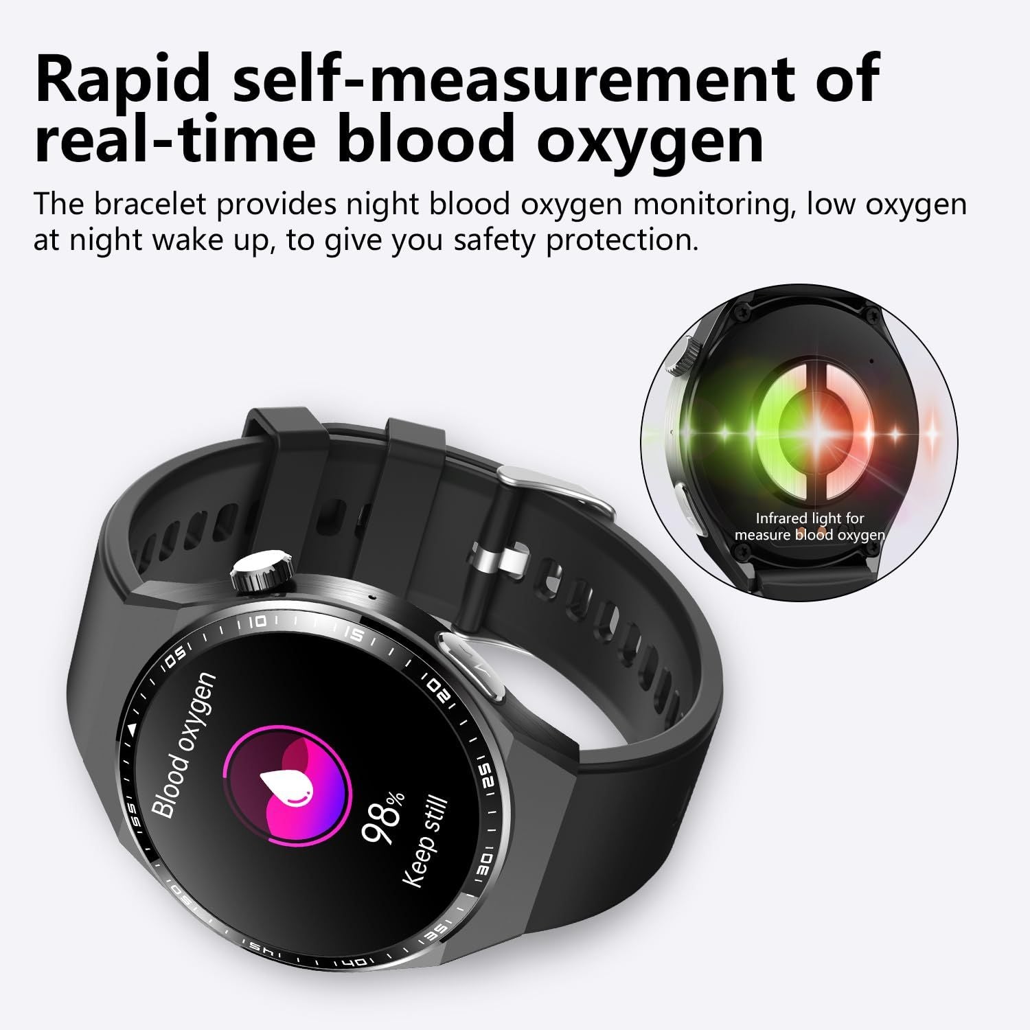 1.87" HD Smart Watch Fitness Tracker