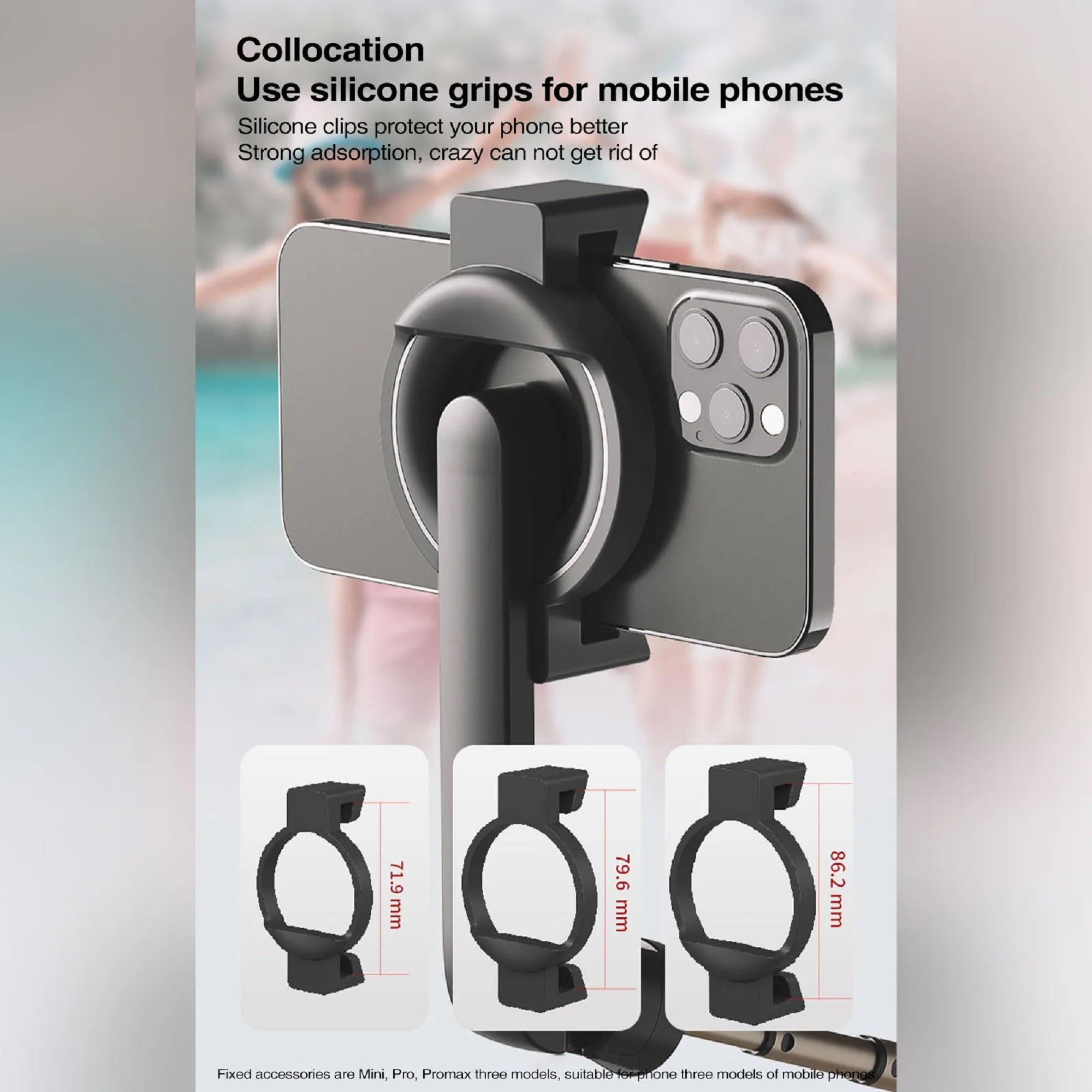 Magnetic Selfie Stick Tripod with Wireless Remote