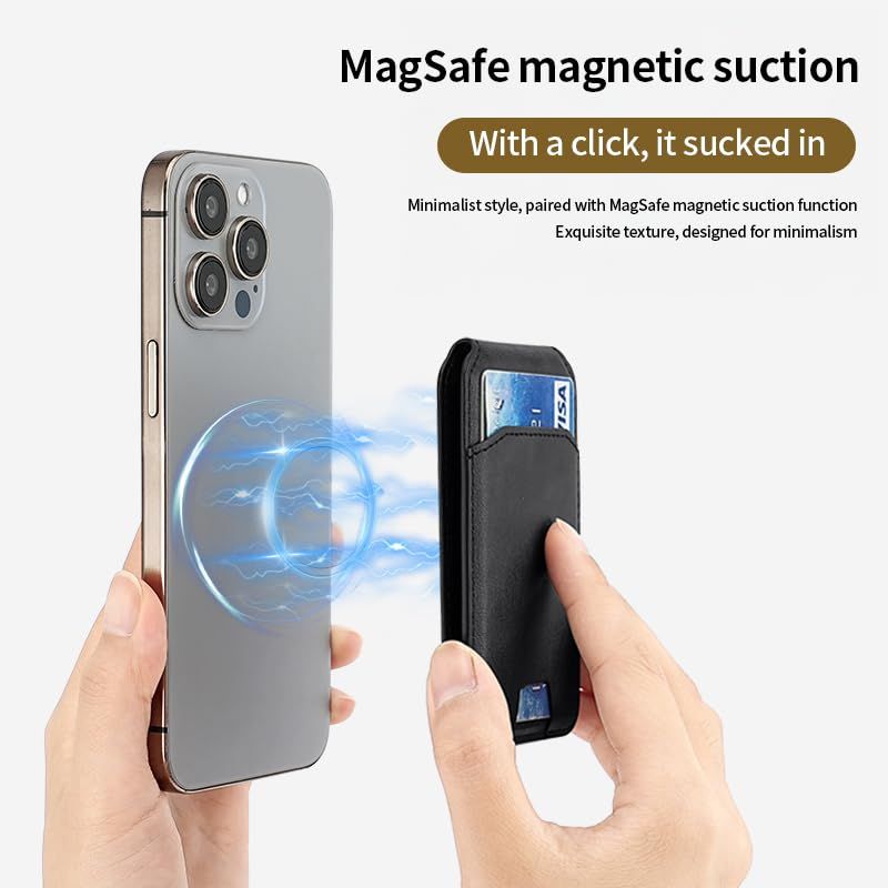 MagSafe Magnetic Wallet with Adjustable Stand