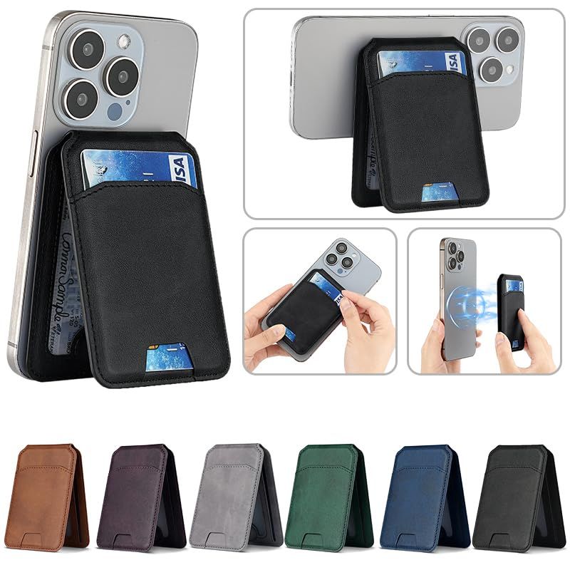 MagSafe Magnetic Wallet with Adjustable Stand